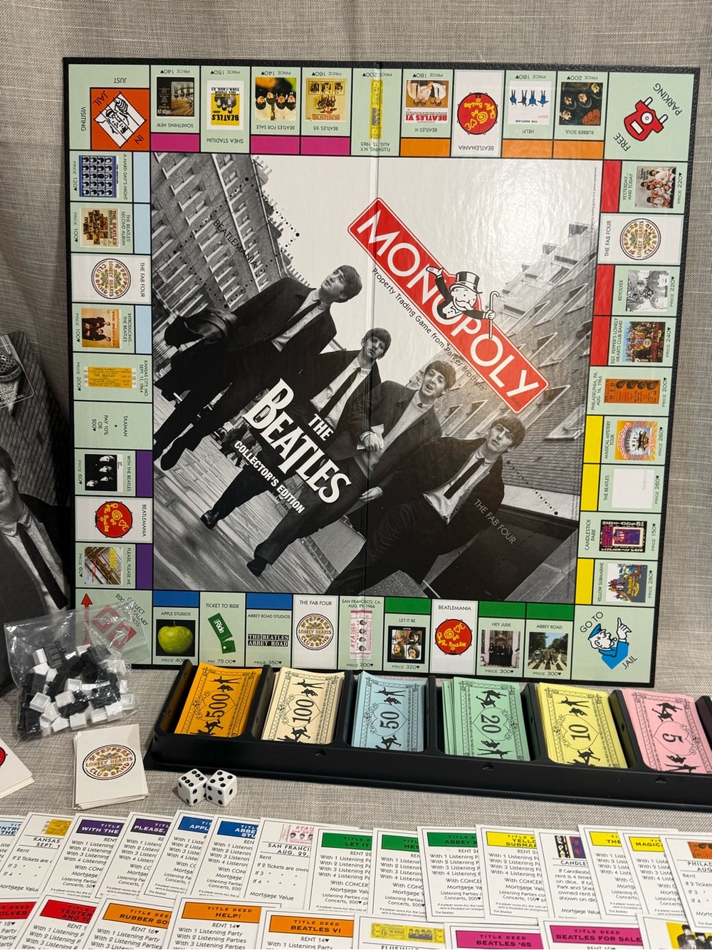 2008 The Beatles Collector’s Edition Monopoly Game released by Parker Brothers